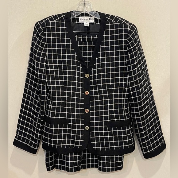 Vintage Christian Dior 2 pc Skirt and Jacket Classic